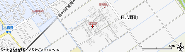 日吉野周辺の地図