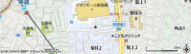 愛知県名古屋市南区菊住周辺の地図