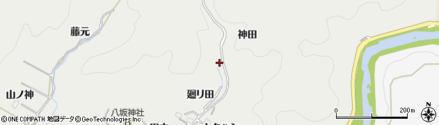 愛知県豊田市東大島町（神田）周辺の地図