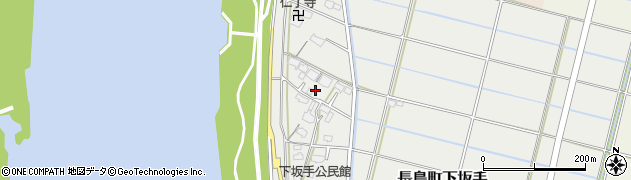 三重県桑名市長島町下坂手周辺の地図