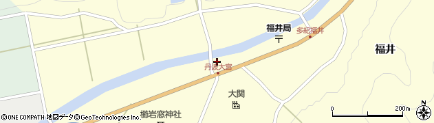 兵庫県丹波篠山市福井1400周辺の地図