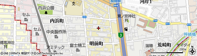 愛知県名古屋市瑞穂区明前町7周辺の地図