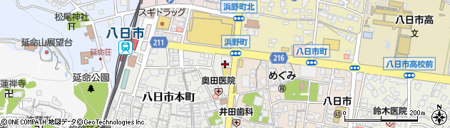 串カツホルモン　凡々　八日市駅前店周辺の地図