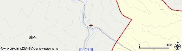 京都府京都市右京区京北細野町（二ツ橋）周辺の地図