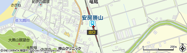 安房勝山駅周辺の地図