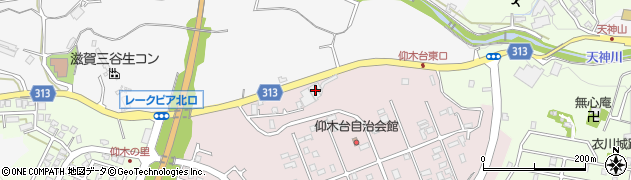 株式会社奥村組　仰木作業所周辺の地図