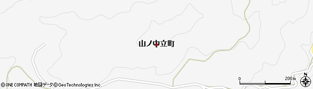 愛知県豊田市山ノ中立町周辺の地図