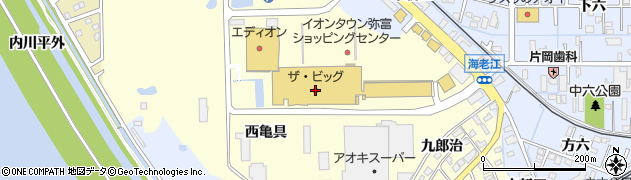 ザ・ビッグエクストラ弥富店周辺の地図