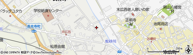 滋賀県近江八幡市武佐町45周辺の地図