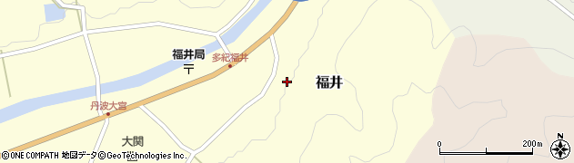 兵庫県丹波篠山市福井1332周辺の地図