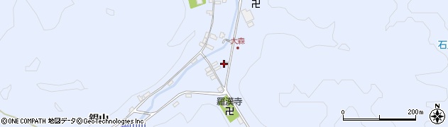 島根県大田市大森町（羅漢町）周辺の地図