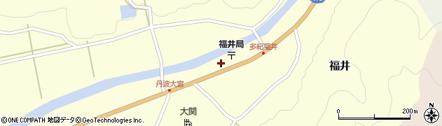 兵庫県丹波篠山市福井1380周辺の地図