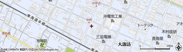 三島信用金庫片浜支店周辺の地図