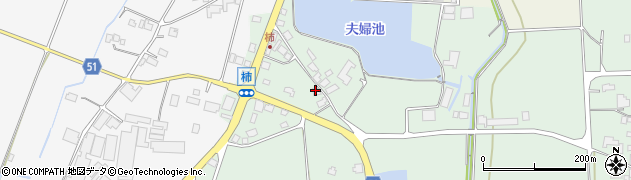 岡山県勝田郡奈義町柿17周辺の地図