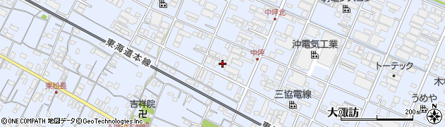 静岡県沼津市大諏訪517-2周辺の地図