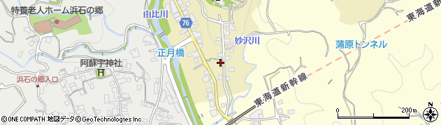 静岡県静岡市清水区由比東山寺16周辺の地図