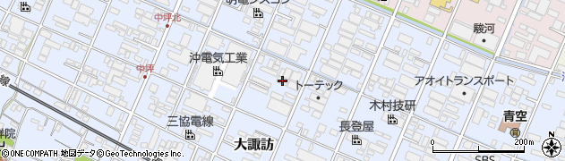 静岡県沼津市大諏訪702-2周辺の地図