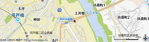 愛知県豊田市平戸橋町周辺の地図