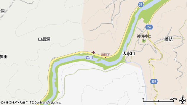 〒444-2353 愛知県豊田市田振町の地図