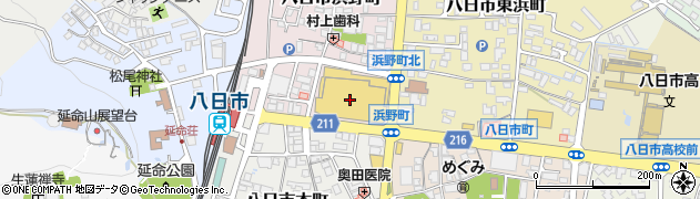 株式会社ヒコハン　八日市店周辺の地図