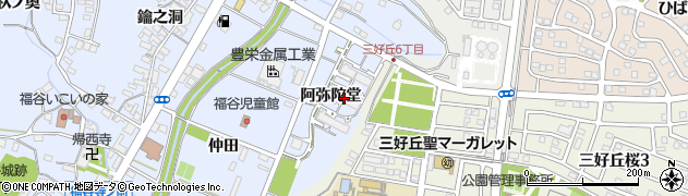 県営福谷住宅周辺の地図