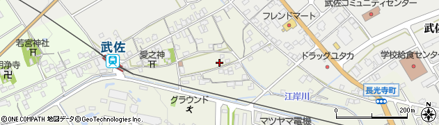 滋賀県近江八幡市長光寺町267周辺の地図
