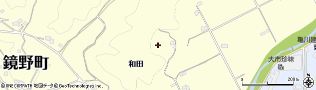 岡山県鏡野町（苫田郡）和田周辺の地図