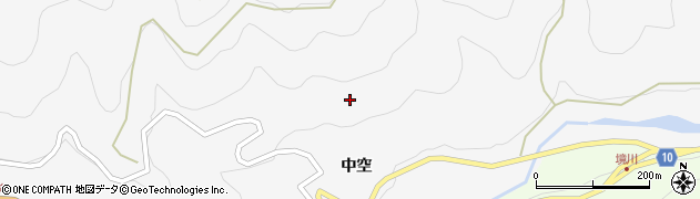 愛知県設楽町（北設楽郡）川向（大空前）周辺の地図