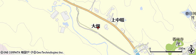 京都府南丹市園部町上木崎町大畑周辺の地図