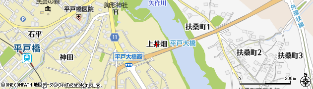 愛知県豊田市平戸橋町（上井畑）周辺の地図