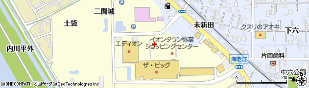 愛知県弥富市五明町（蒲原）周辺の地図