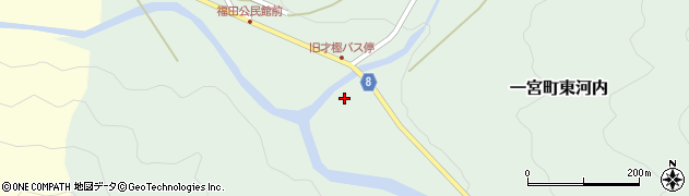 兵庫県宍粟市一宮町東河内1969周辺の地図
