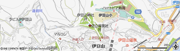 雷電社周辺の地図