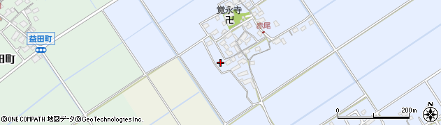 滋賀県近江八幡市赤尾町332周辺の地図