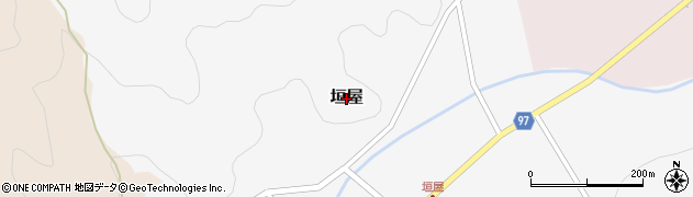 兵庫県丹波篠山市垣屋周辺の地図