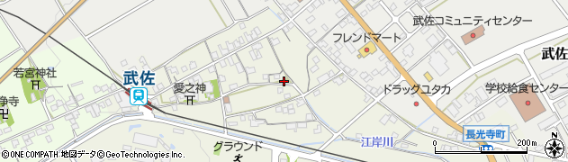 滋賀県近江八幡市長光寺町202周辺の地図