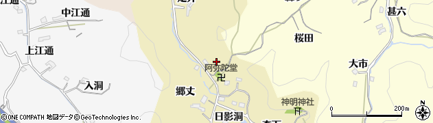 愛知県豊田市小呂町周辺の地図