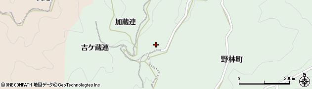 愛知県豊田市野林町（加蔵連）周辺の地図