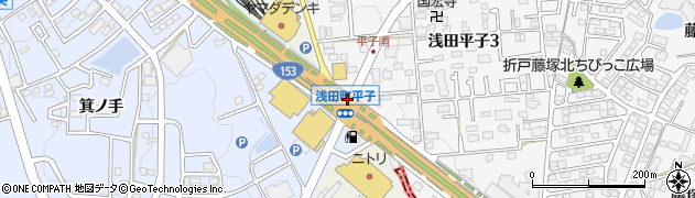 浅田町平子周辺の地図