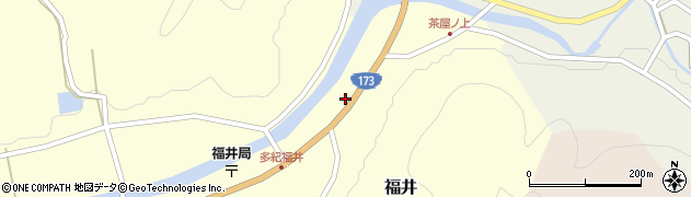 兵庫県丹波篠山市福井10周辺の地図