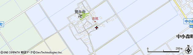 滋賀県近江八幡市赤尾町386周辺の地図