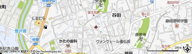 三島谷田郵便局周辺の地図