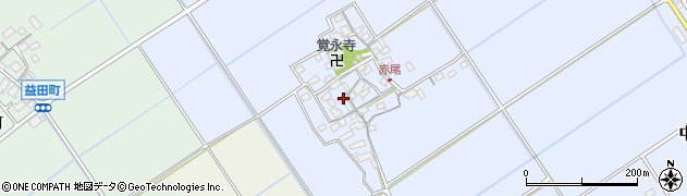 滋賀県近江八幡市赤尾町365周辺の地図