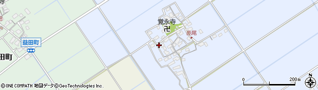 滋賀県近江八幡市赤尾町362周辺の地図