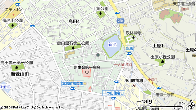 〒468-0031 愛知県名古屋市天白区高宮町の地図