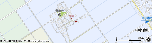 滋賀県近江八幡市赤尾町439周辺の地図