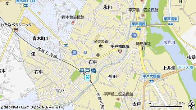 〒470-0331 愛知県豊田市平戸橋町の地図