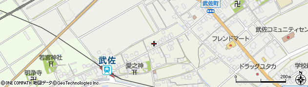 滋賀県近江八幡市長光寺町21周辺の地図