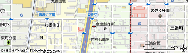 岡崎信用金庫中川支店周辺の地図
