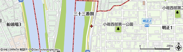 愛知県名古屋市港区小碓町周辺の地図